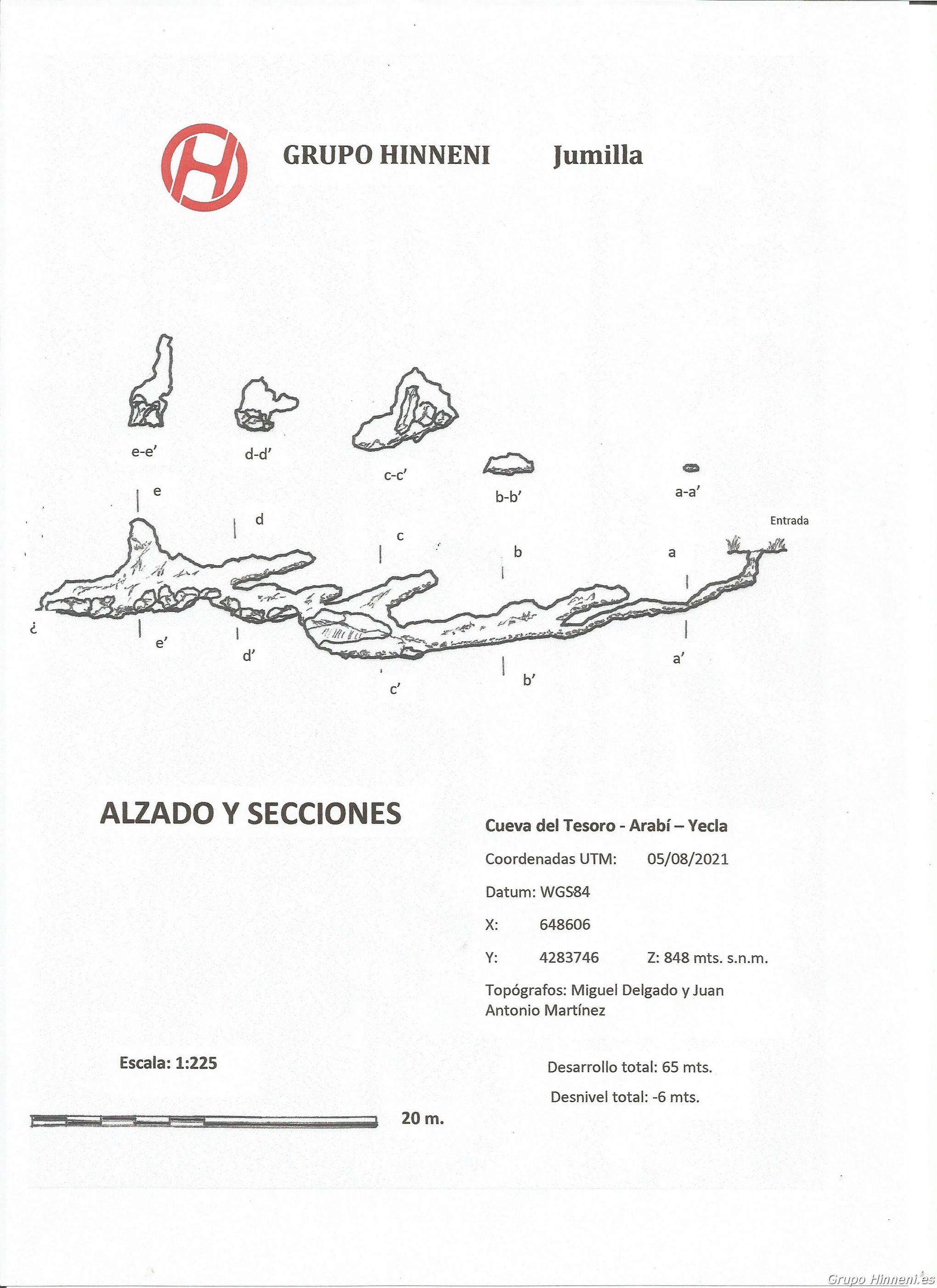 Cueva-del-Tesoro-Alzado-y-secciones-con-rotulos